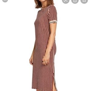 scotch-soda Striped Midi Dress